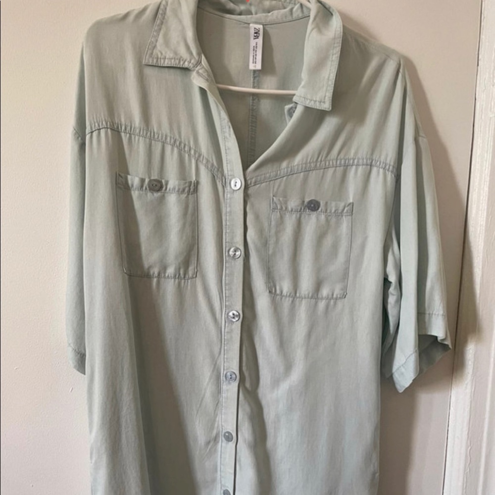 Zara shirt dress